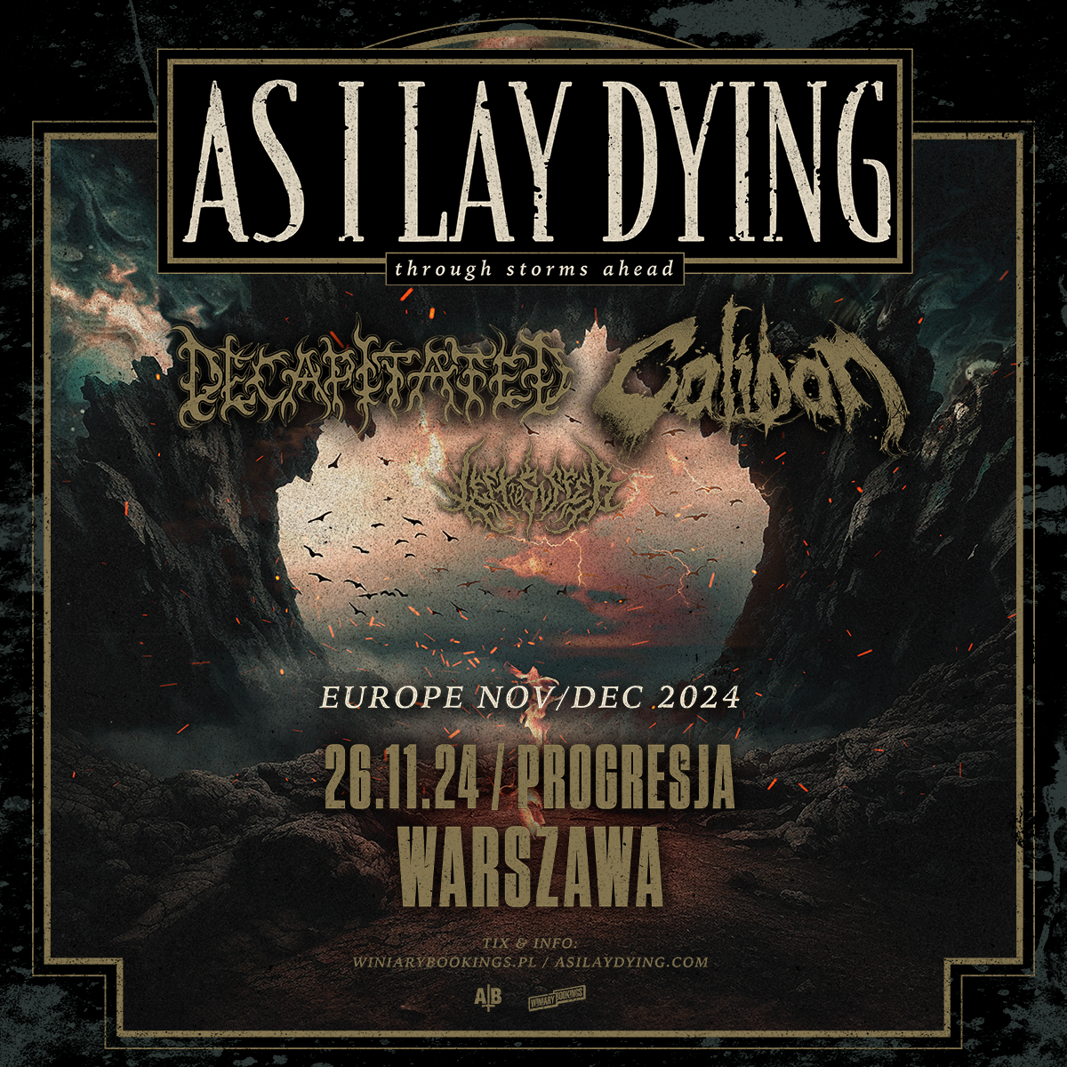 AS I LAY DYING - POST SQUARE - WARSZAWA  Foto: 