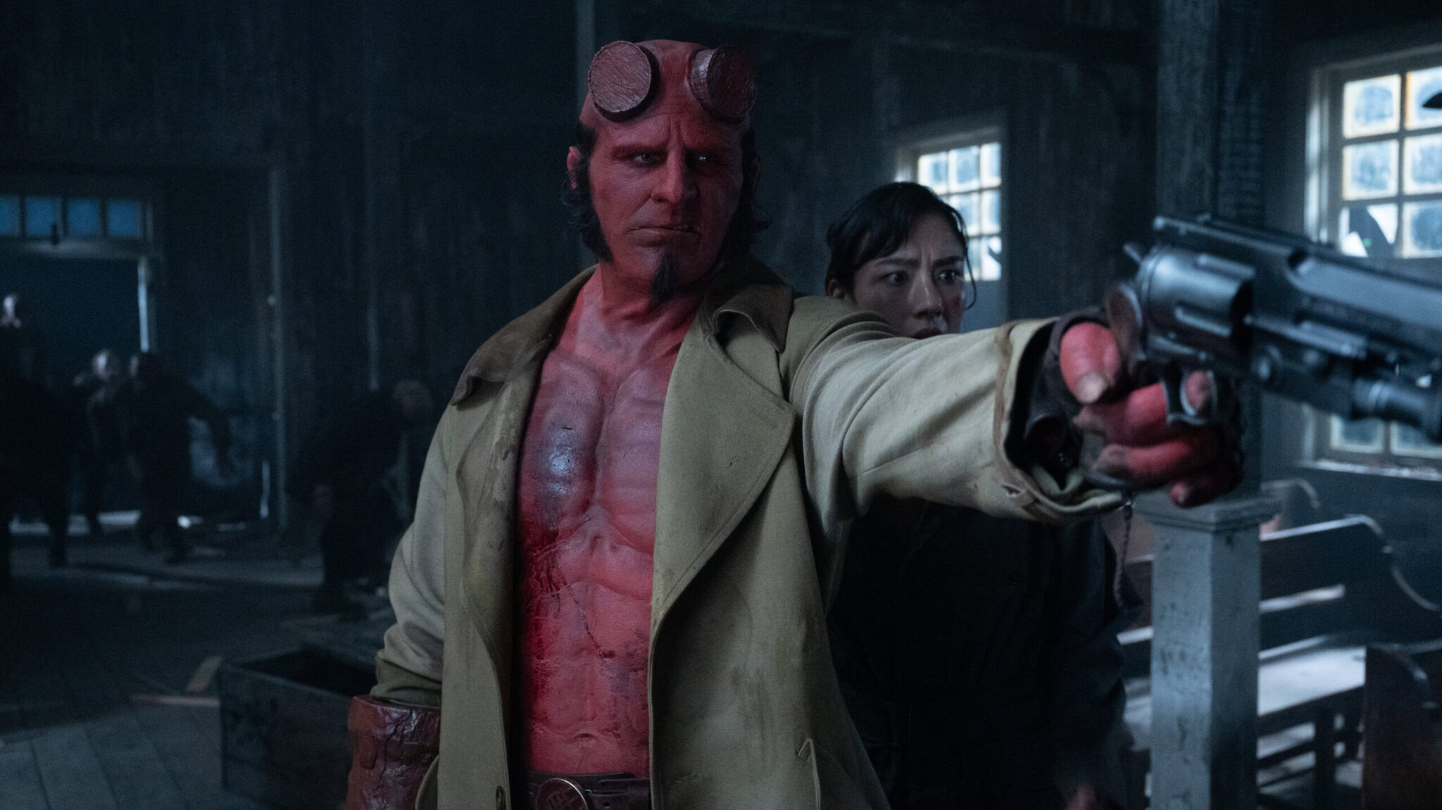 Diabelski superbohater przybywa, by rozprawić się z sektą. „Hellboy: Wzgórza nawiedzonych” w kinach na Halloween  Foto: materiały prasowe / Monolith Films