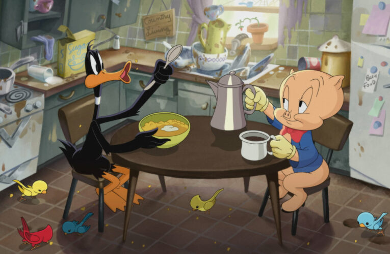 Gdy przyszłość wisi na włosku, tylko oni mogą nas ocalić. Kaczor Daffy i Prosiak Porky w animacji „Looney Tunes: Porky i Daffy ratują świat”  Foto: materiały prasowe / Monolith Films