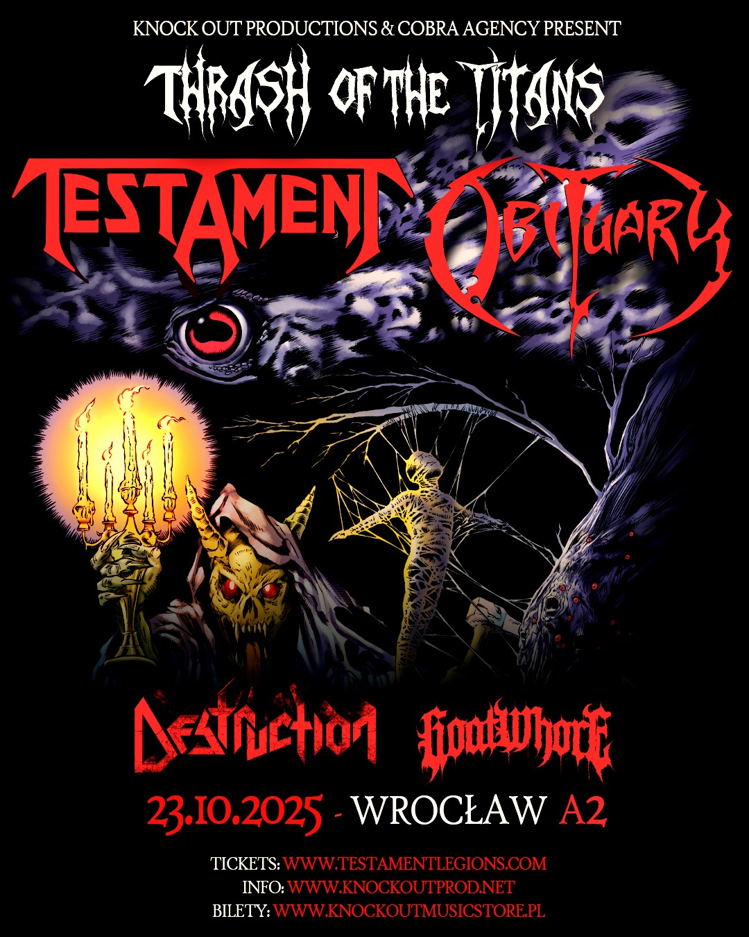Thrash of the Titans plakat  Foto: materiały prasowe / Knock Out Productions
