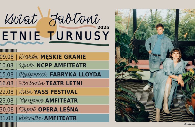 Kwiat Jabłoni rusza w letnią trasę koncertową – Letnie Turnusy 2025  Foto: materiały prasowe / Universal Music Polska