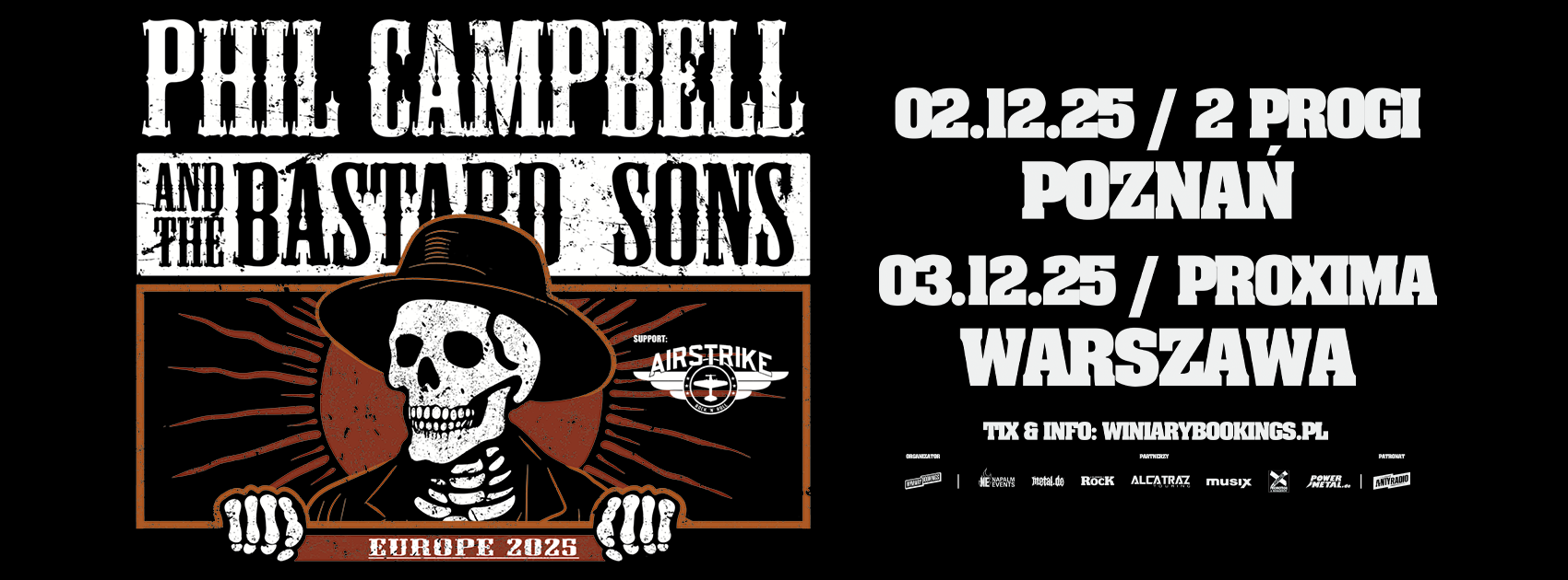 PHIL CAMPBELL AND THE BASTARD SONS - FB HEADER - WSPÓLNE  Foto: 