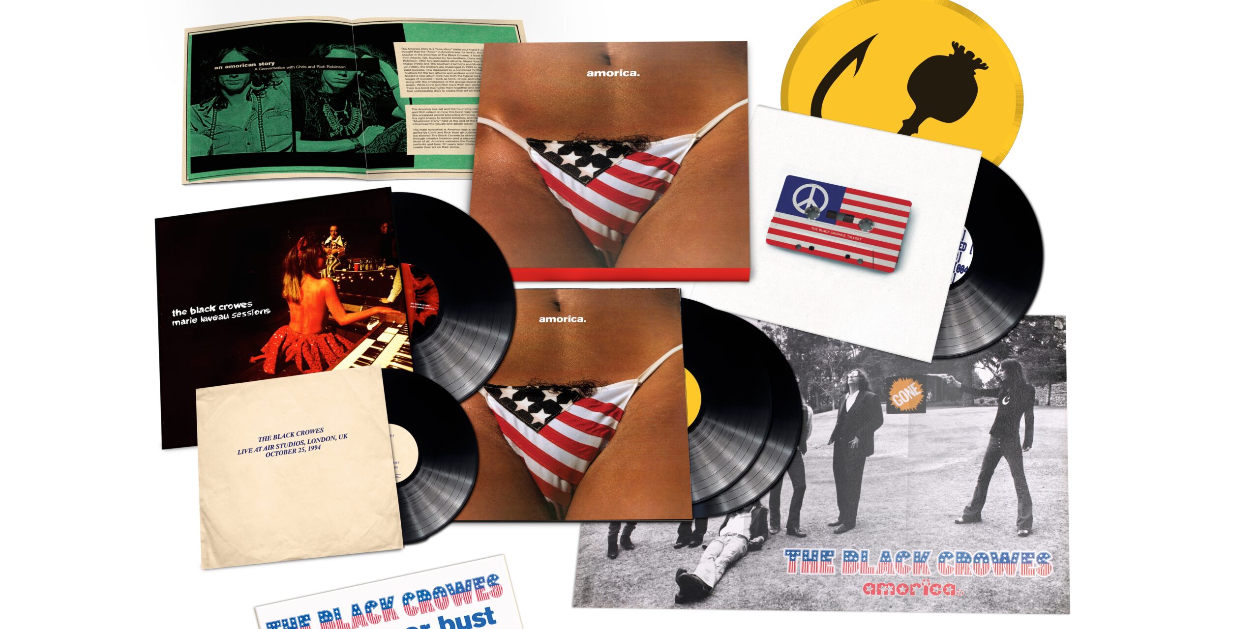 The Black Crowes ponownie pokazują buntowniczy charakter, wydając reedycję deluxe albumu „Amorica”  Foto: materiały prasowe / Universal Music Polska