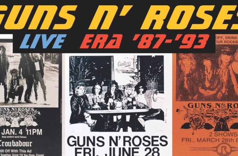 Guns N’ Roses wydadzą koncertowe „Live Era ’87 –’93” na poczwórnym winylu  Foto: materiały prasowe / Universal Music Polska