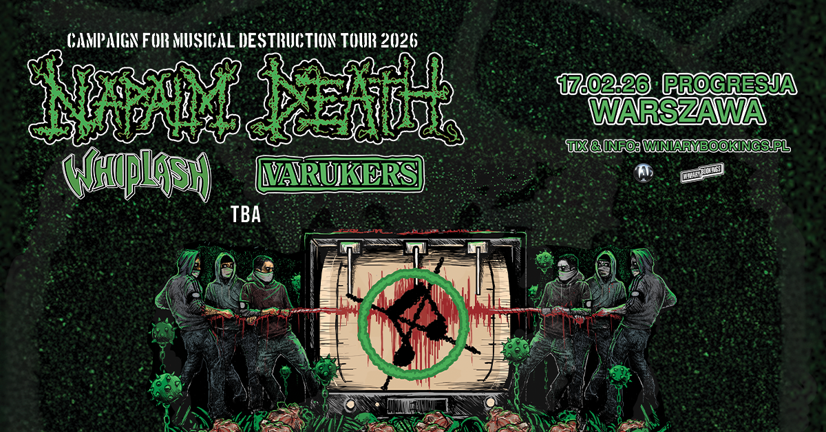 NAPALM DEATH - FB EVENT - WARSZAWA  Foto: 