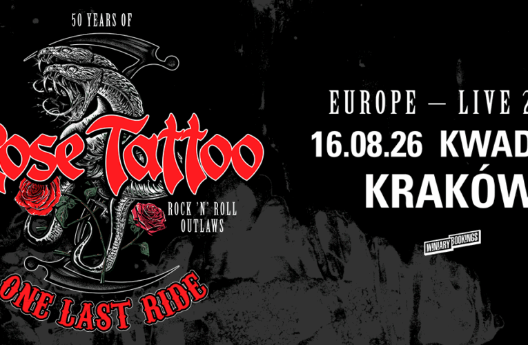 ROSE TATTOO - EBILET STRONA SPRZEDAŻOWA - KRAKÓW  Foto: 