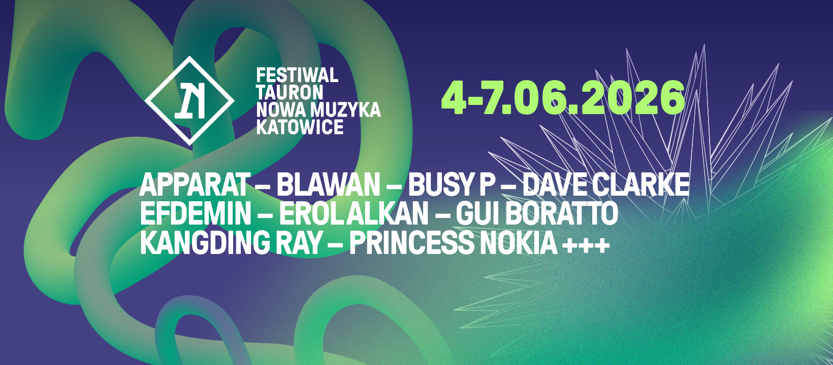 Tauron Nowa Muzyka Katowice 2026 - I ogłoszenie  Foto: 