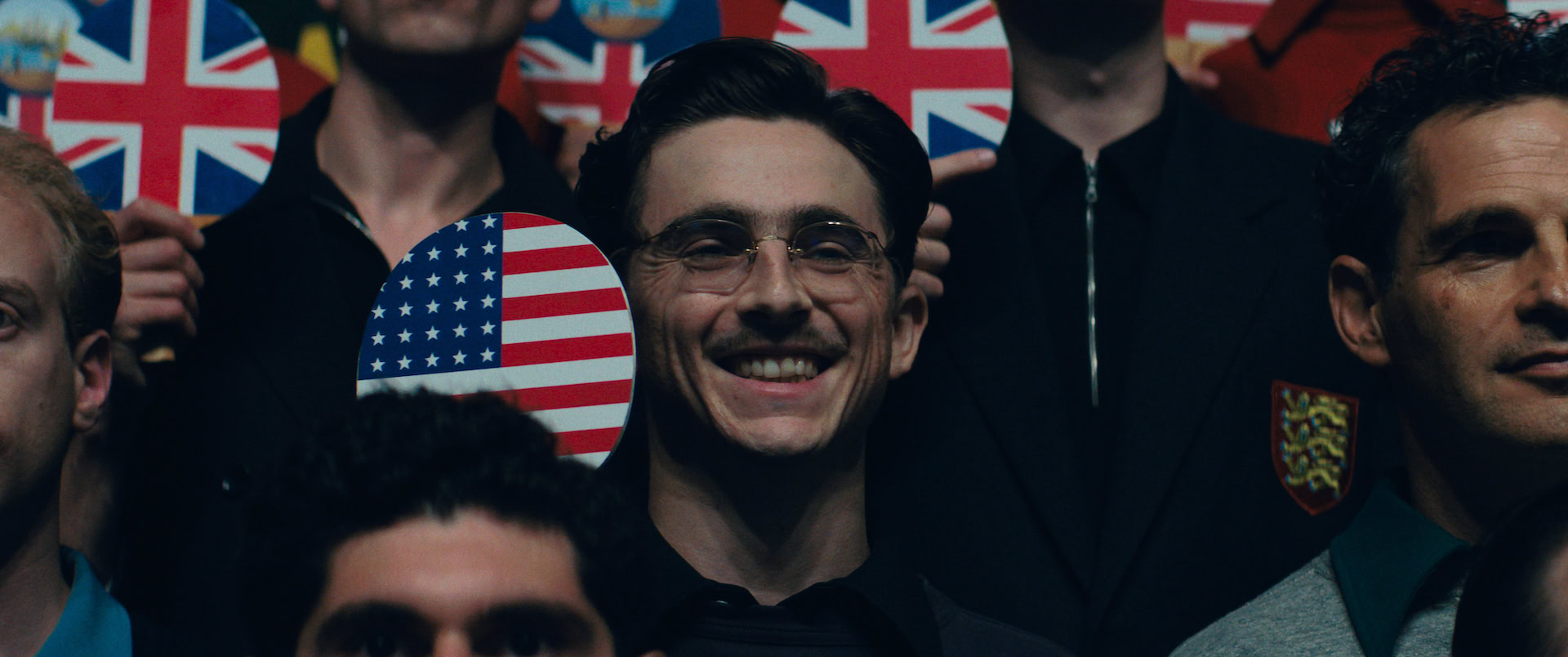 Złoty Chalamet: Złoty Glob dla Timothée Chalameta za „Wielkiego Marty’ego”  Foto: materiały prasowe / Monolith Films