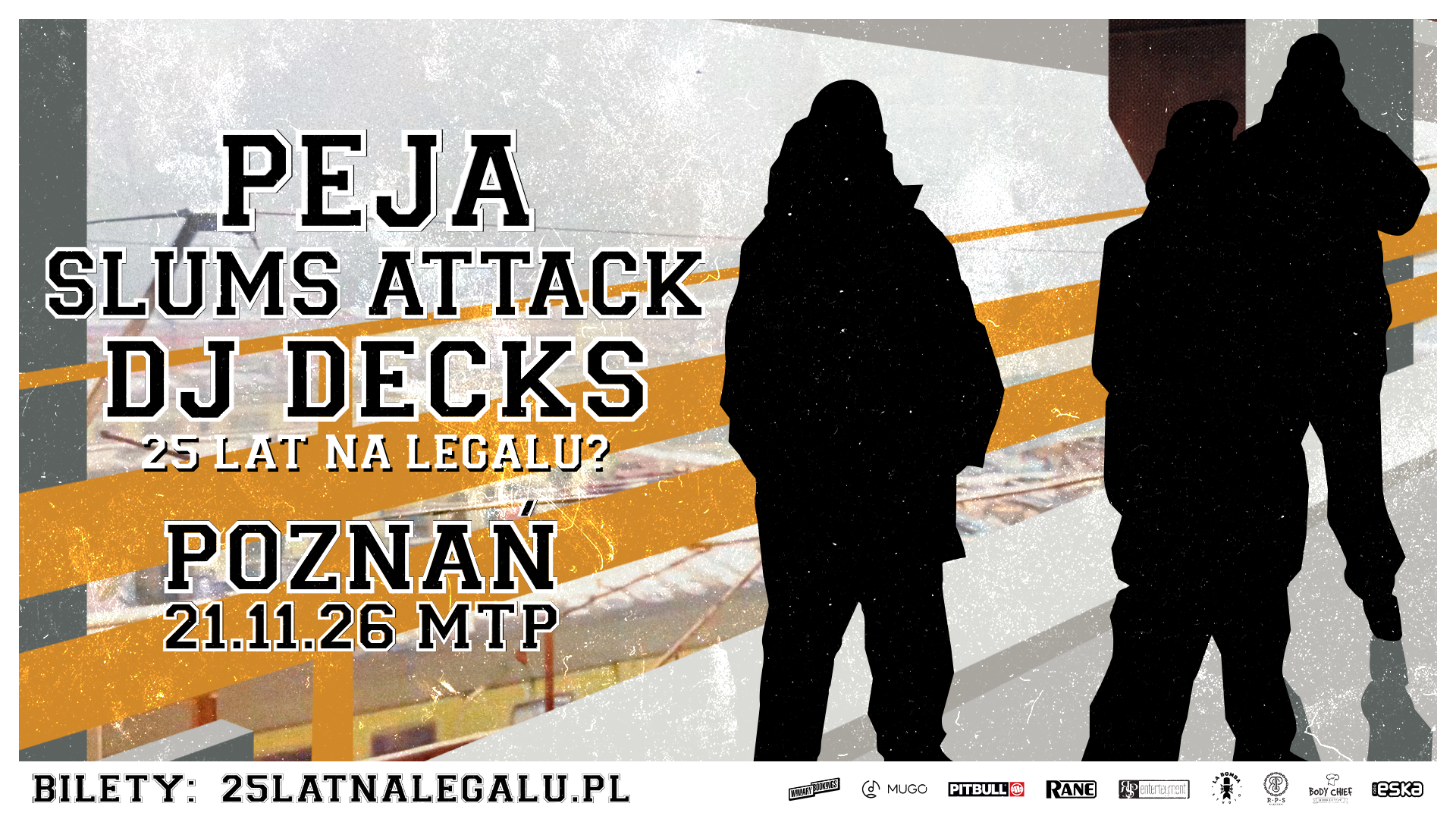 PEJA × SLUMS ATTACK × DJ DECKS - 1920×1080 - POZNAŃ  Foto: 