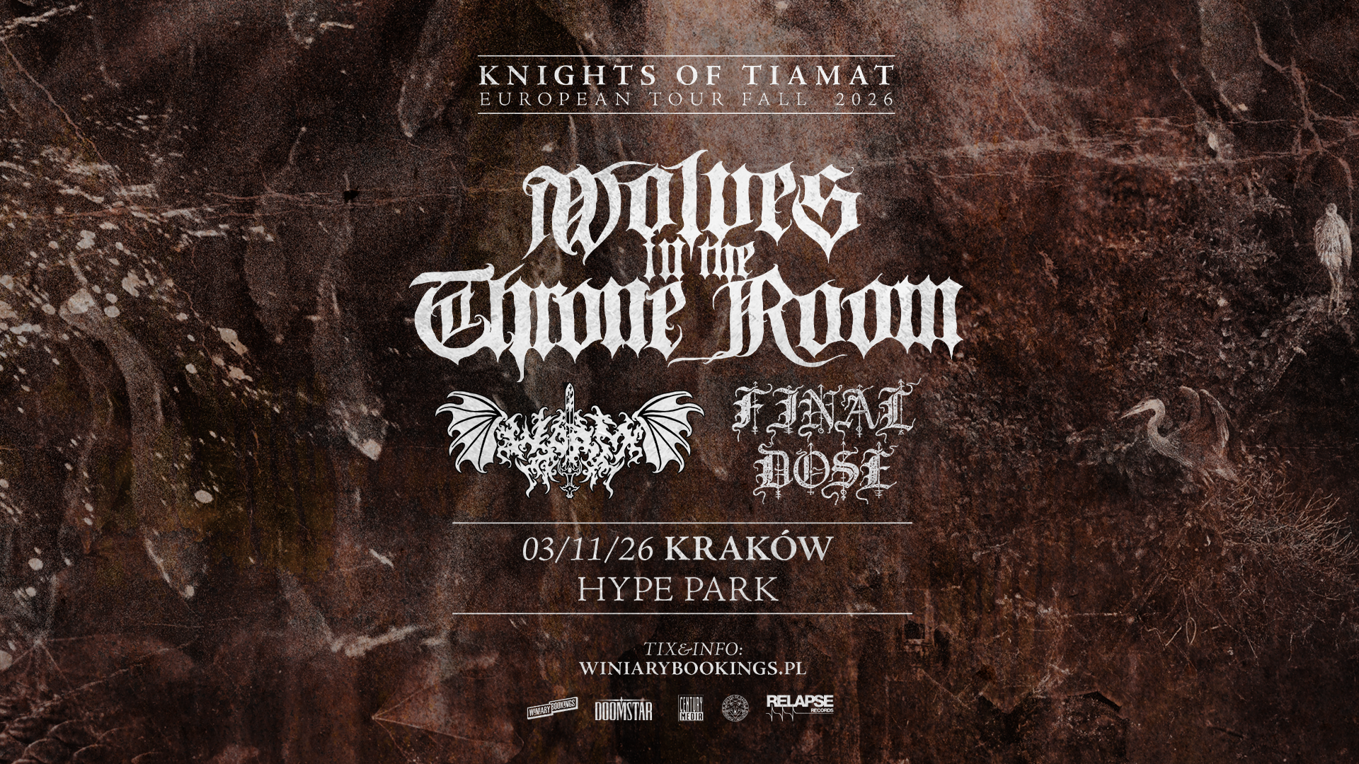 WOLVES IN THE THRONE ROOM - 1920×1080 - KRAKÓW  Foto: 