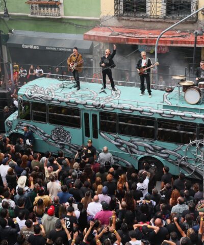 U2 na planie teledysku do nowego singla „Street of Dreams” w Meksyku  Foto: materiały prasowe / Universal Music Polska