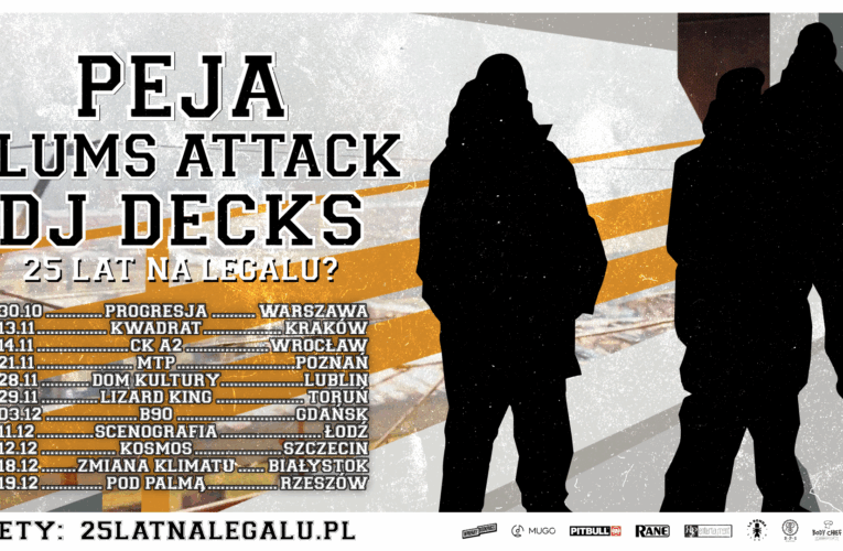 PEJA × SLUMS ATTACK × DJ DECKS - 1920×1080 - WSPÓLNE  Foto: 